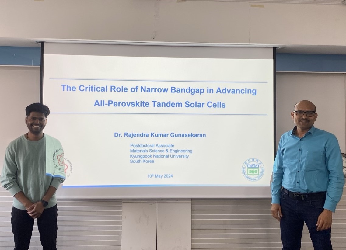 Invited talk by Dr. Rajendra Kumar main image