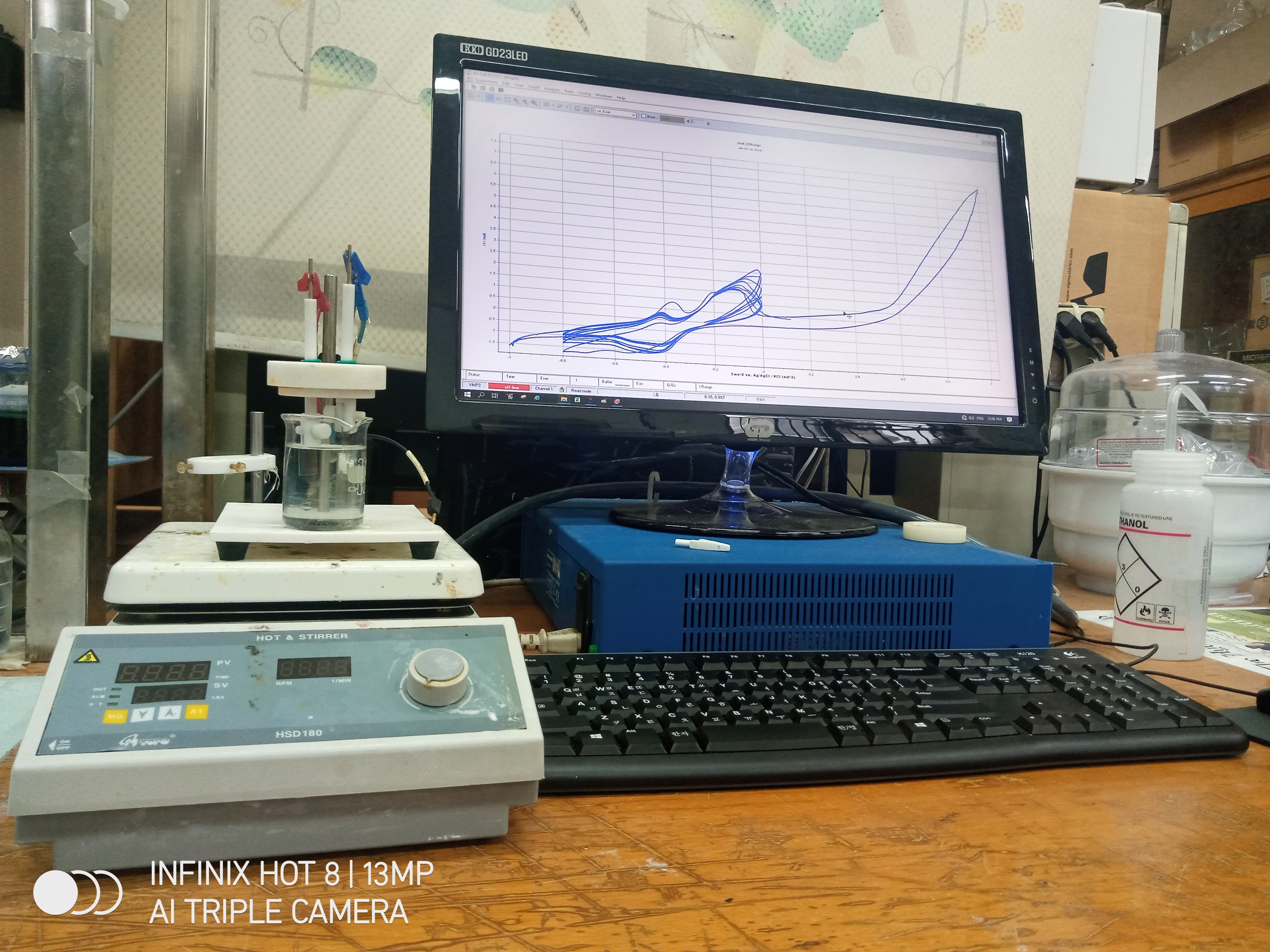 Electrochemical Work Station (Biologic System) 사진